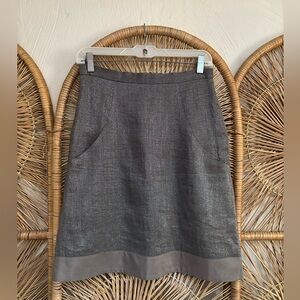 Olga Kapustina Metallic Linen Skirt